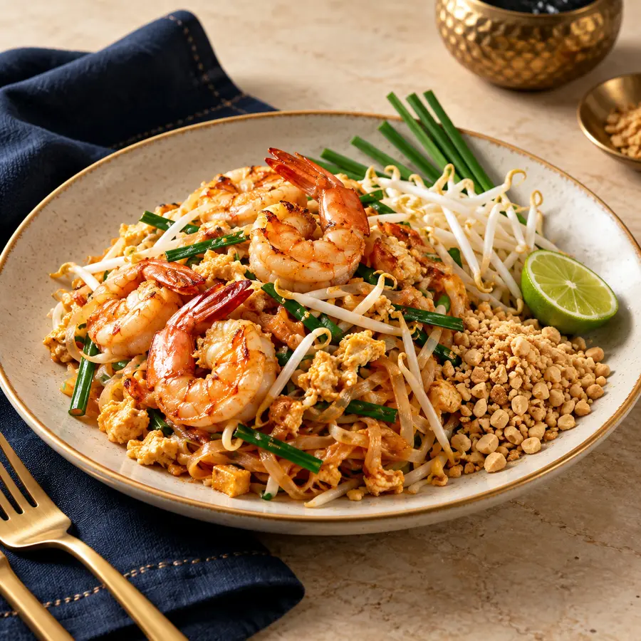 ผัดไทยกุ้ง